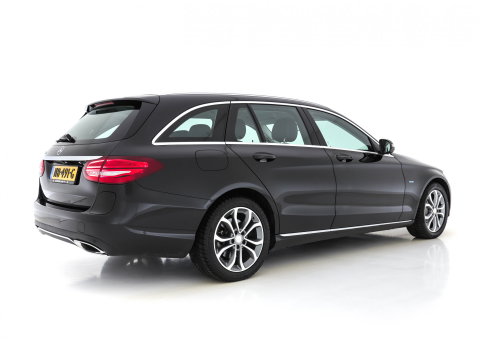 Mercedes-Benz C-Klasse Estate (⚠️) 350 e Avantgarde (INCL-BTW ) Aut *NAVI-FULLMAP | FULL-LED | LEATHER-FABRIC | CAMERA | AIRMATIC | ECC | PDC | CRUISE | HEATED-SPORTSEATS | SHIFT-PADDLES |  17"ALU*
