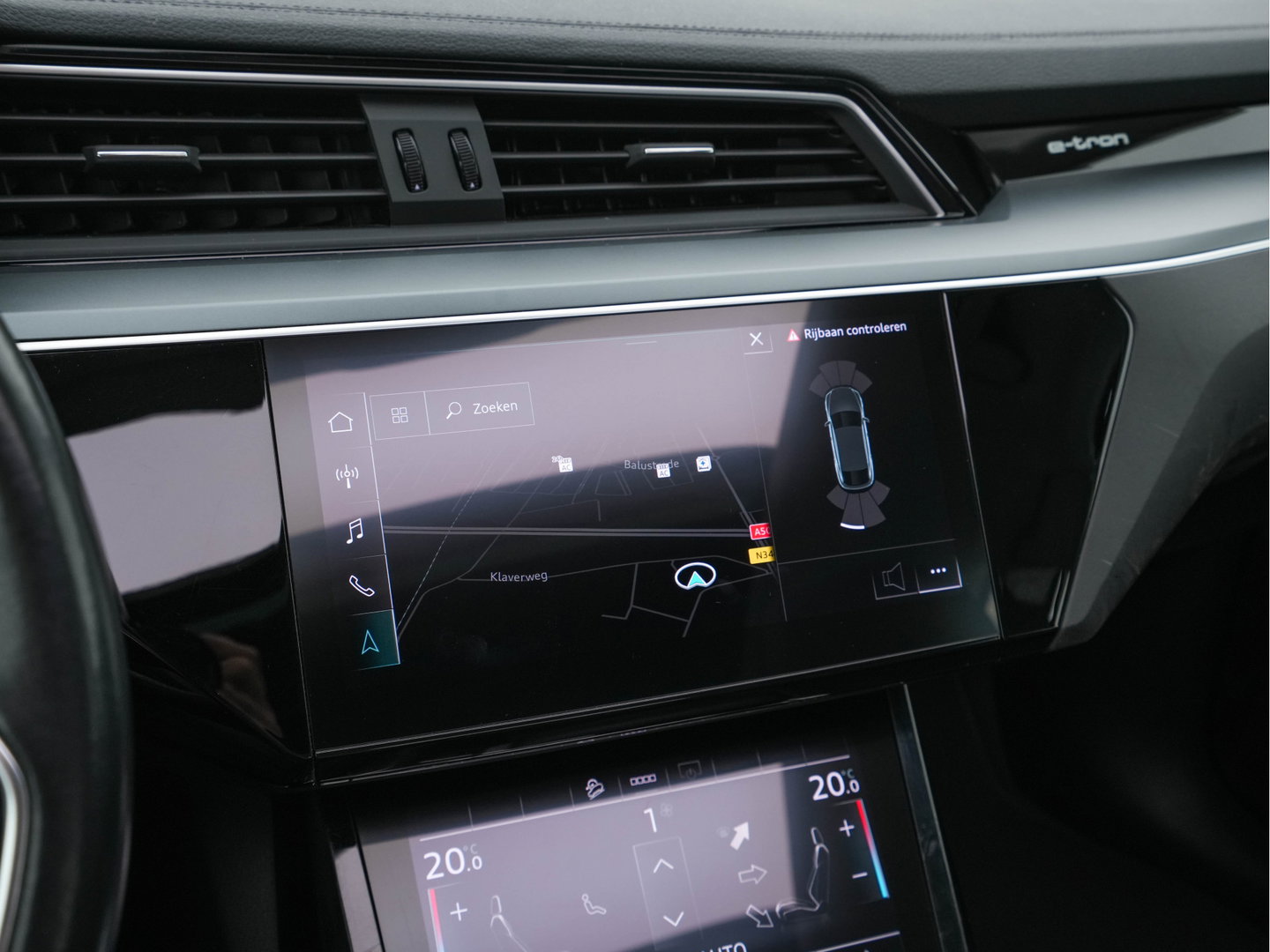 Audi e-tron Sportback 55 Quattro 95 kWh ( 3-Fase-11kW) ) [ SOH-100% ] Aut. *HEATPUMP | PANO | LEATHER |  ADAPTVE-CRUISE | DIGI-COCKPIT | FULL-LED | MEMORY-PACK | KEYLESS | NAVI-FULLMAP | AUDI-SOUND | COMFORT-SEATS | 20''ALU*