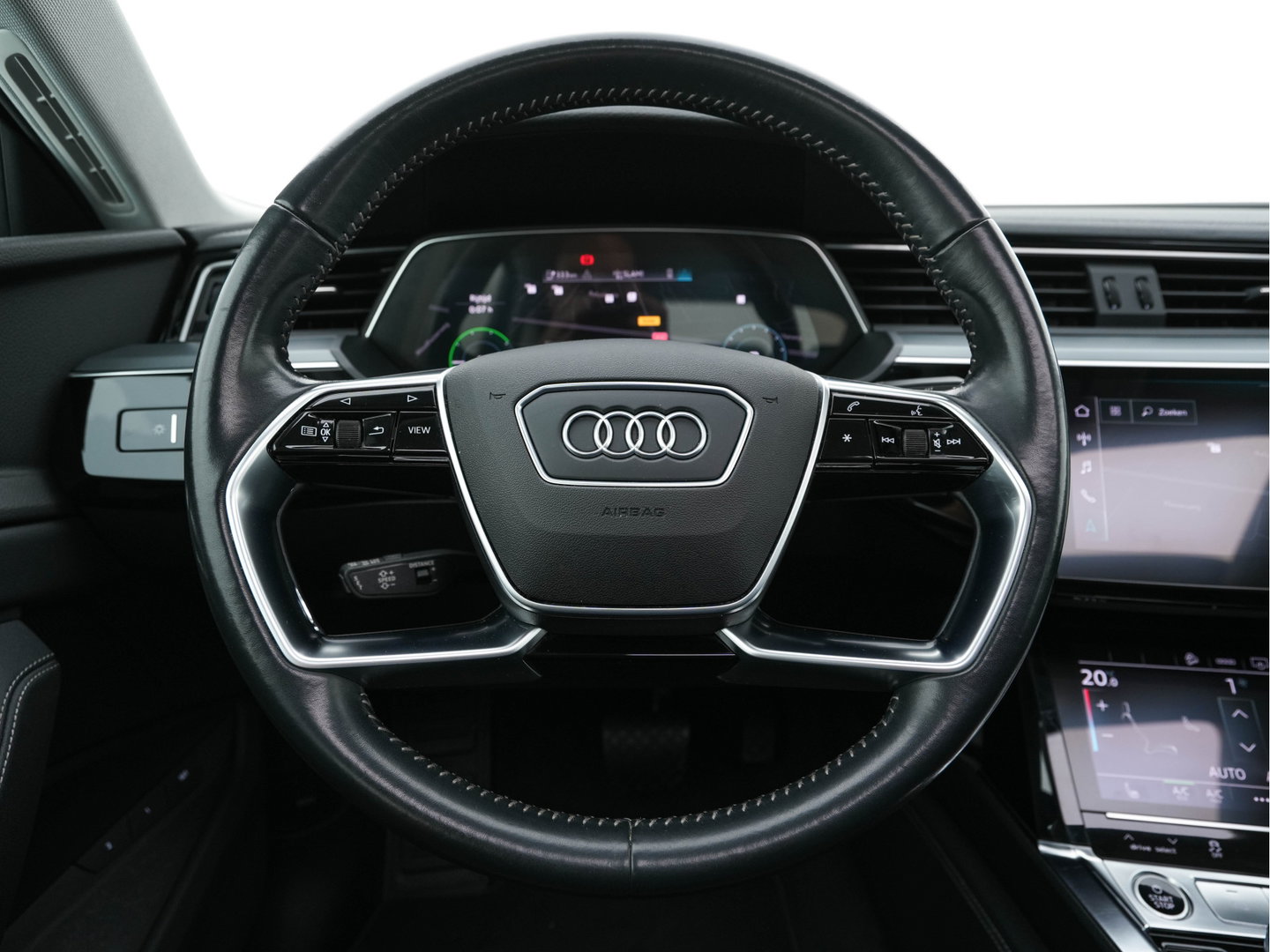 Audi e-tron Sportback 55 Quattro 95 kWh ( 3-Fase-11kW) ) [ SOH-100% ] Aut. *HEATPUMP | PANO | LEATHER |  ADAPTVE-CRUISE | DIGI-COCKPIT | FULL-LED | MEMORY-PACK | KEYLESS | NAVI-FULLMAP | AUDI-SOUND | COMFORT-SEATS | 20''ALU*