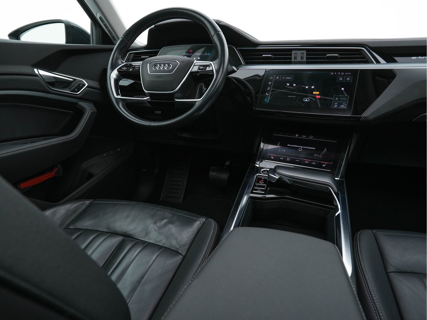 Audi e-tron Sportback 55 Quattro 95 kWh ( 3-Fase-11kW) ) [ SOH-100% ] Aut. *HEATPUMP | PANO | LEATHER |  ADAPTVE-CRUISE | DIGI-COCKPIT | FULL-LED | MEMORY-PACK | KEYLESS | NAVI-FULLMAP | AUDI-SOUND | COMFORT-SEATS | 20''ALU*