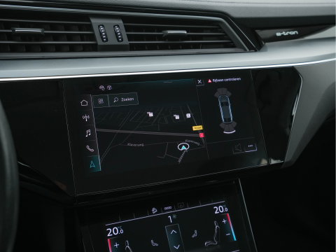 Audi e-tron Sportback 55 Quattro Business edition 95 kWh [ 3-Fase-11kW ] {SOH-100%} (INCL-BTW) *DIGI-COCKPIT | FULL-LED | MEMORY-PACK | DAB | KEYLESS | NAVI-FULLMAP | SHIFTPADDLES | AUDI-SOUND | COMFORTSEATS | 20''ALU*