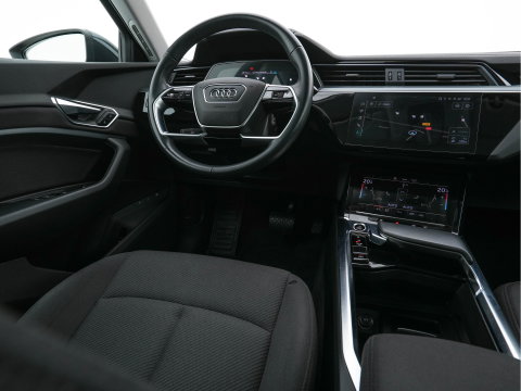Audi e-tron Sportback 55 Quattro Business edition 95 kWh [ 3-Fase-11kW ] {SOH-100%} (INCL-BTW) *DIGI-COCKPIT | FULL-LED | MEMORY-PACK | DAB | KEYLESS | NAVI-FULLMAP | SHIFTPADDLES | AUDI-SOUND | COMFORTSEATS | 20''ALU*