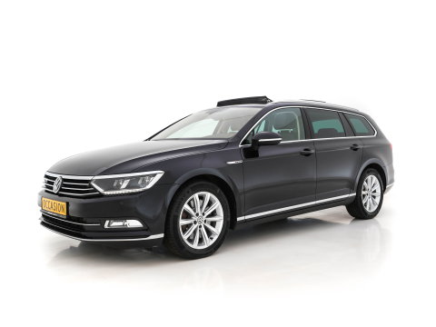 Volkswagen Passat Variant 2.0 BiTDI 4Motion Highline (INCL-BTW) Aut. *PANO | ADAPTIVE-CRUISE | DIGI-COCKPIT | NAVI-FULLMAP | LEATHER-ALCANTARA | FULL-LED | ERGONOMIC-COMFORTSEATS | KEYLESS | ECC | PARKPILOT | TOWBAR | 17''ALU*