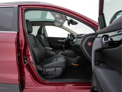 Nissan QASHQAI 1.2 Tekna *PANO | LEATHER | TOPVIEW | BLINDSPOT | LED-LIGHTS | NAVI-FULLMAP | HEATED-COMFORTSEATS | KEYLESS | DAB+ | PRIVACY-GLASS | ECC | AMBIENTLIGHT | LANE-ASSIST | PDC | 19''ALU*