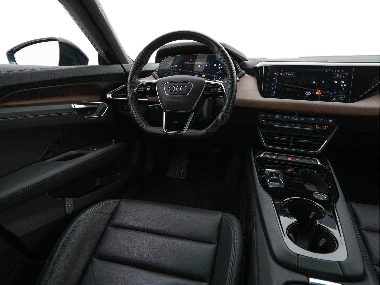 Audi e-tron GT edition ZERO 93 kWh [ 3-Fase-11kW ] {SoH-90%} (INCL-BTW) *PANO | FULL-LED | LEATHER | AUDI-SOUND | KEYLESS | DIGI-COCKPIT | NAVI-FULLMAP | HEATED-SPORTSEATS | CAMERA | DAB | KEYLESS | SHIFTPADDLES | 20''ALU*