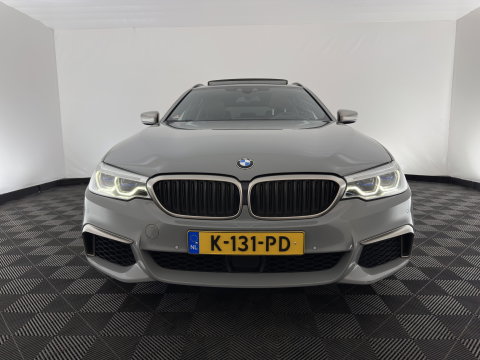 BMW 5 Serie Touring M550d xDrive High Executive M-Sportpack Aut. *PANO | LEATHER | LASER-LED | BLINDSPOT | MEMORY-PACK | HARMAN/KARDON |  DIGI-COCKPIT | AMBIENTLIGHT | SHIFTPADDLES | HEAD-UP | ADAPTIVE-CRUISE | TOWBAR | 19''ALU*