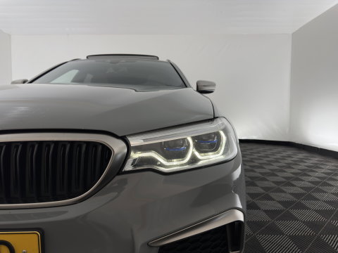 BMW 5 Serie Touring M550d xDrive High Executive M-Sportpack Aut. *PANO | LEATHER | LASER-LED | BLINDSPOT | MEMORY-PACK | HARMAN/KARDON |  DIGI-COCKPIT | AMBIENTLIGHT | SHIFTPADDLES | HEAD-UP | ADAPTIVE-CRUISE | TOWBAR | 19''ALU*