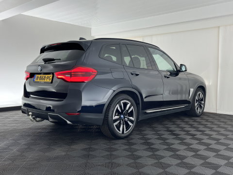 BMW iX3 Executive 80 kWh [3-Fase-11kW ] {SoH-99%} (INCL-BTW) Aut. *HEATPUMP | PANO | LEATHER | ADAPTIVE-CRUISE | FULL-LED | BLIND-SPOT | MEMORY-PACK | DIGI-COCKPIT | HEATED-COMFORTSEATS | KEYLESS | CAMERA | DAB+ | TOWBAR | 19''ALU*