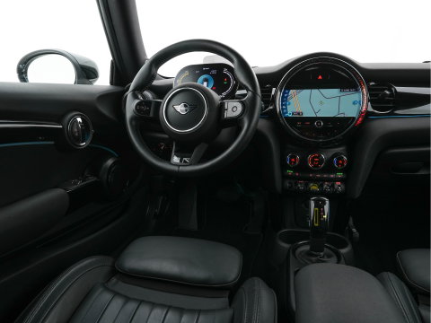 MINI Electric MINI Yours 33 kWh [3-Fase-11kW] {SoH-95%} (INCL-BTW) Aut. *HEATPUMP | LEATHER | HARMAN/KARDON | DIGI-COCKPIT | HEAD-UP | FULL-LED | NAVI-FULLMAP | HEATED-SPORTSEATS | DAB | CRUISE | KEYLESS | AMBIENTLIGHT | PRIVACY-GLASS | 17"ALU*