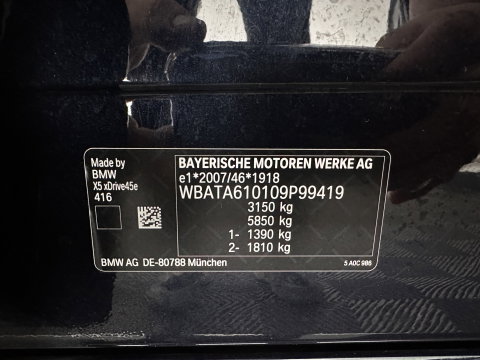 BMW X5 xDrive45e M-Sportpack High Executive (Plug-In) {SoH-91%} (INCL-BTW) *PANO | LEATHER | LASER-LED | HARMAN/KARDON | MEMORY-PACK | TOPVIEW | ADAPTIVE-CRUISE | BLINDSPOT | DIGI-COCKPIT | PRIVACY-GLASS | SHIFTPADDLES | HEAD-UP | TOWBAR | 22''A