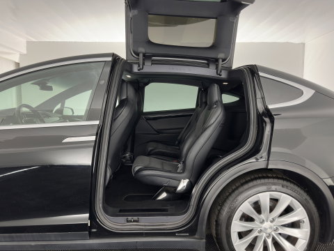Tesla Model X 100D [ 6-Pers. ] [3-Fase-17kW] {SoH-81%} Aut. *PANO-WINDOW | AUTO-PILOT | LEATHER-FABRIC | NAVI-FULLMAP | FULL-LED | AIRSUSPENSION | DIGI-COCKPIT | CCS-FASTLOADER | KEYLESS | DAB+ | HEATED-SPORTSEATS | PRIVACY-GLASS | 20"ALU*