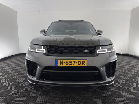 Land Rover Range Rover Sport 5.0 V8 SC SVR Aut. *PANO | LEATHER | MATRIX-LED | HEAD-UP | CARBON | ADAPTIVE-CRUISE | MEMORY-PACK | MERIDIAN-AUDIO | BLINDSPOT | TOPVIEW | DIGI-COCKPIT | HEATED-SPORTSEATS | PRIVACY-GLASS | SHIFTPADDLES |