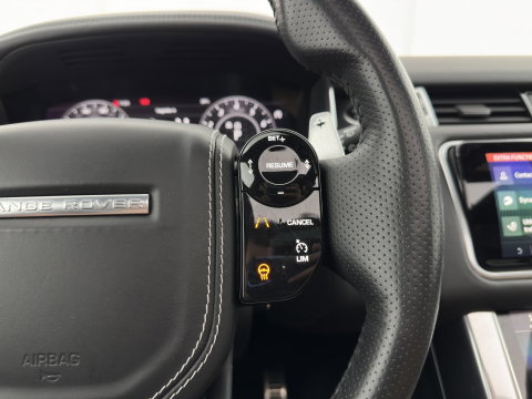 Land Rover Range Rover Sport 5.0 V8 SC SVR Aut. *PANO | LEATHER | MATRIX-LED | HEAD-UP | CARBON | ADAPTIVE-CRUISE | MEMORY-PACK | MERIDIAN-AUDIO | BLINDSPOT | TOPVIEW | DIGI-COCKPIT | HEATED-SPORTSEATS | PRIVACY-GLASS | SHIFTPADDLES |
