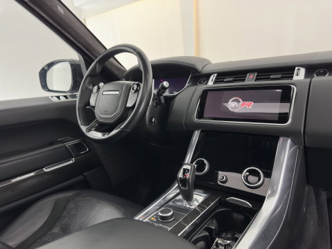 Land Rover Range Rover Sport 5.0 V8 SC SVR Aut. *PANO | LEATHER | MATRIX-LED | HEAD-UP | CARBON | ADAPTIVE-CRUISE | MEMORY-PACK | MERIDIAN-AUDIO | BLINDSPOT | TOPVIEW | DIGI-COCKPIT | HEATED-SPORTSEATS | PRIVACY-GLASS | SHIFTPADDLES |