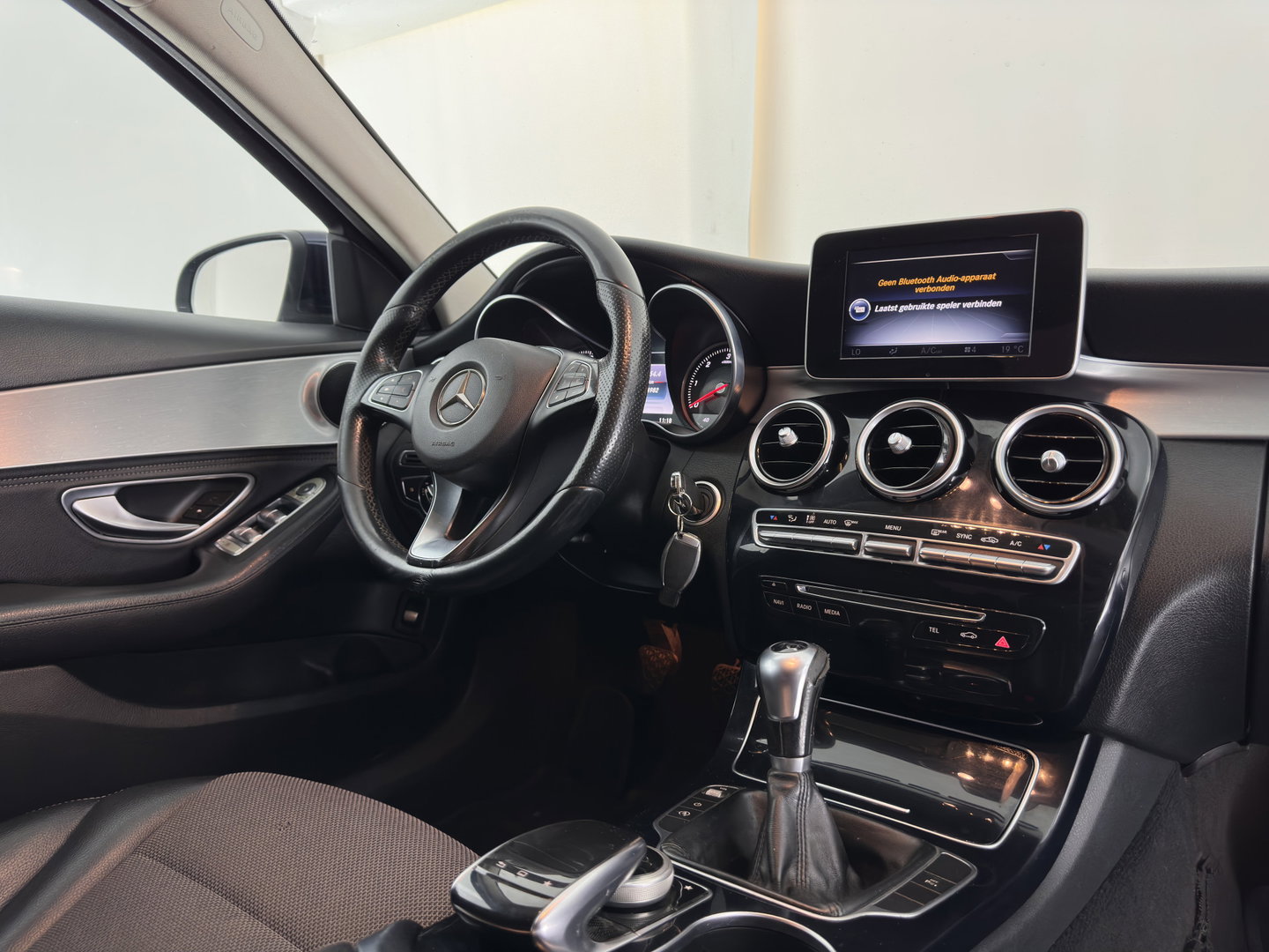 Mercedes-Benz C-Klasse 200 CDI (INCL-BTW) *LEATHER-FABRIC | NAVI-FULLMAP | COMFORTSEATS | ECC | PDC | CRUISE | PRIVACY-GLASS | 17''ALU*