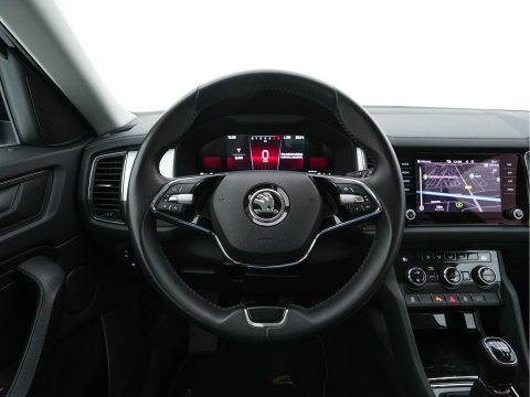 Škoda Kodiaq 1.5 TSI Business Edition (INCL-BTW) *LEATHER-FABRIC | FULL-LED | DIGI-COCKPIT | CAMERA | KEYLESS | DAB+ | NAVI-FULLMAP | SPORTSEATS | PRIVACY-GLASS | ECC | PDC | TOWBAR | CRUISE | 20''ALU*