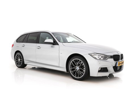 BMW 3 Serie Touring 330d xDrive M-Aerodynamica-Pack High-Executive Aut * LEATHER | NAVI-FULLMAP | XENON | HEATED-SPORTSEATS | SHIFT-PADDLES | PDC | PRIVACY-GLASS | KEYLESS | CAMERA | TOWBAR | 18''ALU*