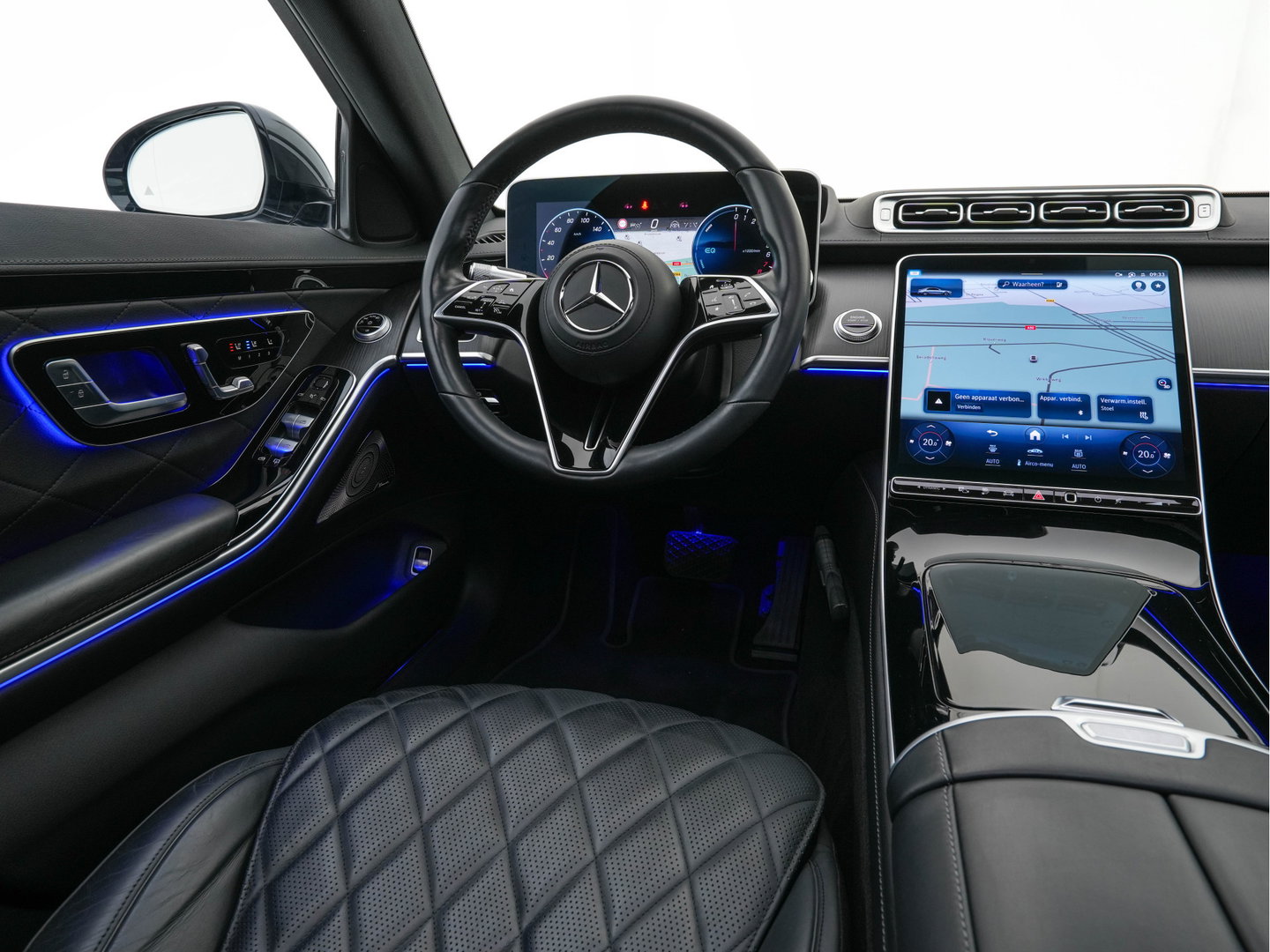 Mercedes-Benz S-Klasse 580 e 4MATIC Lang [ Plug-In ] (INCL-BTW) Aut. *PANO | NAVI-FULLMAP | DISTRONIC | BURMESTER-AUDIO | TOP-VIEW | KEYLESS | FULL-LED | DIGITAL-COCKPIT | AMBIENT-LIGHT | HEATED/VENTILATED-SEATS |...*