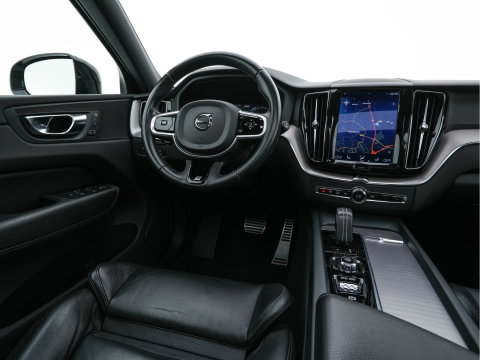 Volvo XC60 2.0 B5 R-Design Business Pro (INCL-BTW) Aut. *PANO | LEATHER | MEMORY-PACK | HEATED-SPORTSEATS | CAMERA | NAVI-FULLMAP | SHIFTPADDLES | PRIVACY-GLASS | AIRSUSPENSION | ECC | PDC | CRUISE | 19''ALU