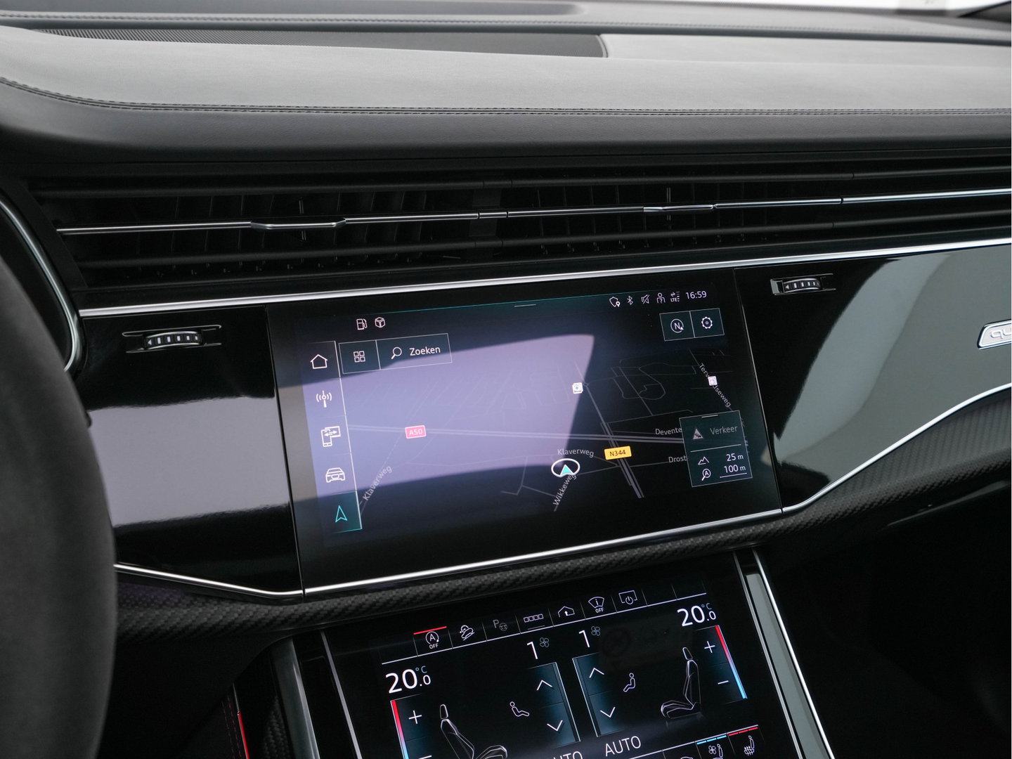 Audi RS Q8 4.0 TFSI Quattro * PANO | MILLTEK-EXHAUST | CERAMIC-BRAKES | CARBON-PACK | LEATHER | MEMORY-PACK | 4-WHEEL-STEERING | AIRSUSPENSION | BANG&OLUFSEN | ADAPTIVE-CRUISE | BLINDSPOT | TOPVIEW | SOFTCLOSE |  ....