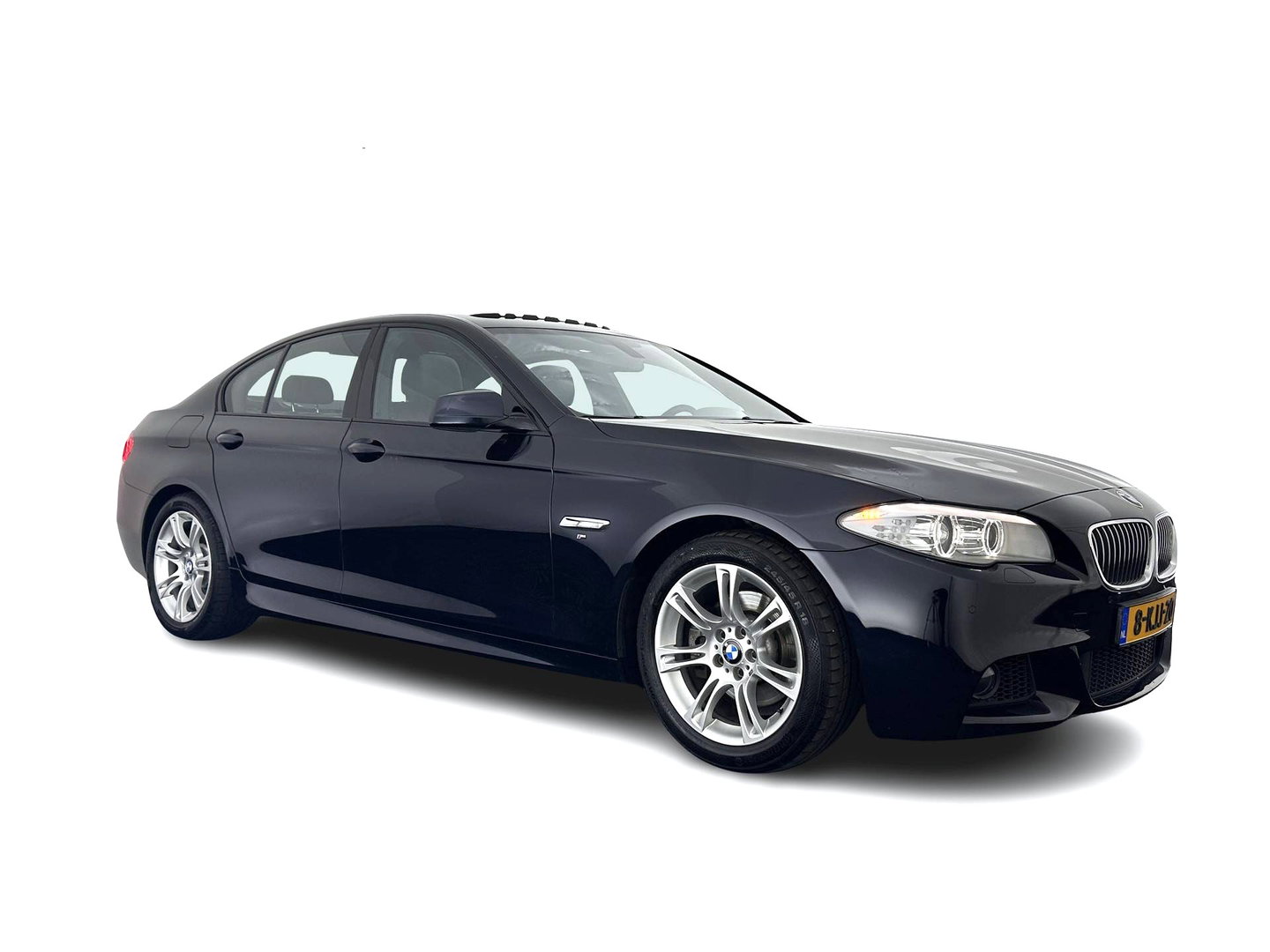 BMW 5 Serie 520i M-Sportpack High Executive Aut. *PANO | LEATHER | XENON | HARMAN/KARDON | HEATED-SPORTSEATS | NAVI-FULLMAP | PRIVACY-GLASS | SHIFTPADDLES | ECC | PDC | CRUISE | 18''ALU*