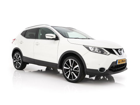 Nissan QASHQAI 1.2 Tekna *PANO | LEATHER | TOPVIEW | BLINDSPOT | LED-LIGHTS | NAVI-FULLMAP | HEATED-COMFORTSEATS | KEYLESS | DAB+ | PRIVACY-GLASS | ECC | AMBIENTLIGHT | LANE-ASSIST | PDC | TOWBAR | 19''ALU*