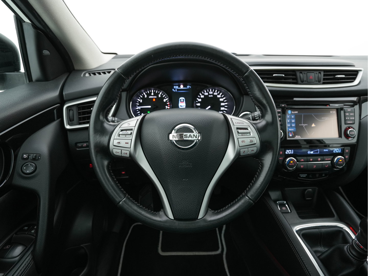 Nissan QASHQAI 1.2 Tekna *PANO | LEATHER | TOPVIEW | BLINDSPOT | LED-LIGHTS | NAVI-FULLMAP | HEATED-COMFORTSEATS | KEYLESS | DAB+ | PRIVACY-GLASS | ECC | AMBIENTLIGHT | LANE-ASSIST | PDC | TOWBAR | 19''ALU*