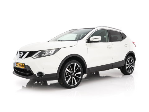 Nissan QASHQAI 1.2 Tekna *PANO | LEATHER | TOPVIEW | BLINDSPOT | LED-LIGHTS | NAVI-FULLMAP | HEATED-COMFORTSEATS | KEYLESS | DAB+ | PRIVACY-GLASS | ECC | AMBIENTLIGHT | LANE-ASSIST | PDC | TOWBAR | 19''ALU*