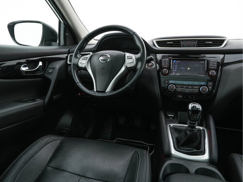 Nissan QASHQAI 1.2 Tekna *PANO | LEATHER | TOPVIEW | BLINDSPOT | LED-LIGHTS | NAVI-FULLMAP | HEATED-COMFORTSEATS | KEYLESS | DAB+ | PRIVACY-GLASS | ECC | AMBIENTLIGHT | LANE-ASSIST | PDC | TOWBAR | 19''ALU*
