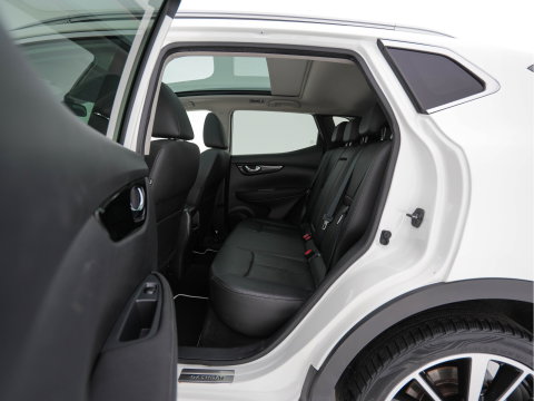 Nissan QASHQAI 1.2 Tekna *PANO | LEATHER | TOPVIEW | BLINDSPOT | LED-LIGHTS | NAVI-FULLMAP | HEATED-COMFORTSEATS | KEYLESS | DAB+ | PRIVACY-GLASS | ECC | AMBIENTLIGHT | LANE-ASSIST | PDC | TOWBAR | 19''ALU*