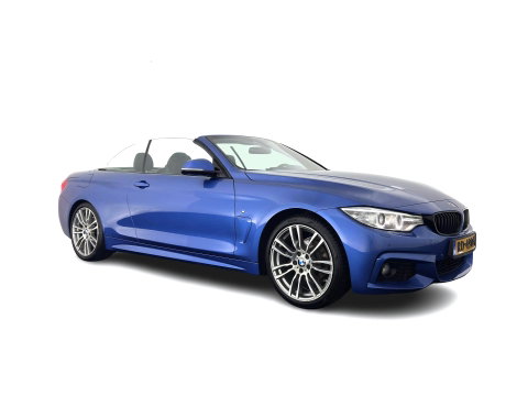 BMW 4 Serie Cabrio 420i M Sport Aut. *HEAD-UP | LEATHER | XENON | AIR-SCARF | MEMORY-PACK | HIFI-SOUND | HEATED-SPORTSEATS |  NAVI-FULLMAP | ECC | PDC | CRUISE | 19''ALU | TOWBAR*