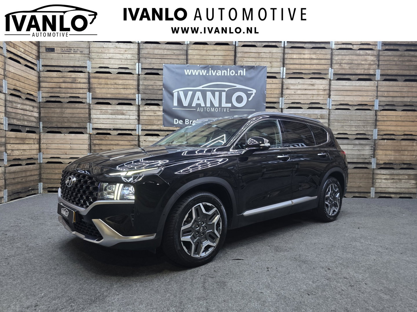 Hyundai Santa Fe 1.6 T-GDI PHEV Premium Sky 7p. Leder Pano Clima Navi HUD Camera 19"LM SOH 98%