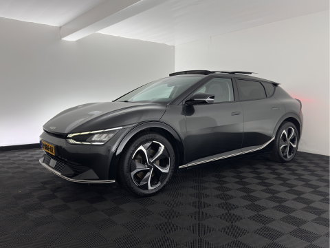 Kia Ev6 Plus Advanced 77.4 kWh [3-Fase-11kW] {SoH-93%} (INCL.BTW) Aut. *PANO | LEATHER | ADAPTIVE-CRUISE | DIGI-COCKPIT | MERIDIAN-AUDIO | MEMORY-PACK | FULL-LED | KEYLESS | CAMERA | DAB | BLIND-SPOT | NAVI-FULLMAP | PRIVACY-GLASS | AMBIENT-L