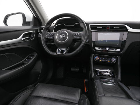MG ZS EV Luxury 45 kWh {SoH-87%} (INCL-BTW) Aut. *PANO | LEATHER | CCS-FASTLOADER | KEYLESS | NAVI-FULLMAP | ADAPTIVE-CRUISE | CAMERA | HEATED-SPORTSEATS | CARPLAY | BLINDSPOT | DAB | LANE-ASSIST | 17''ALU*
