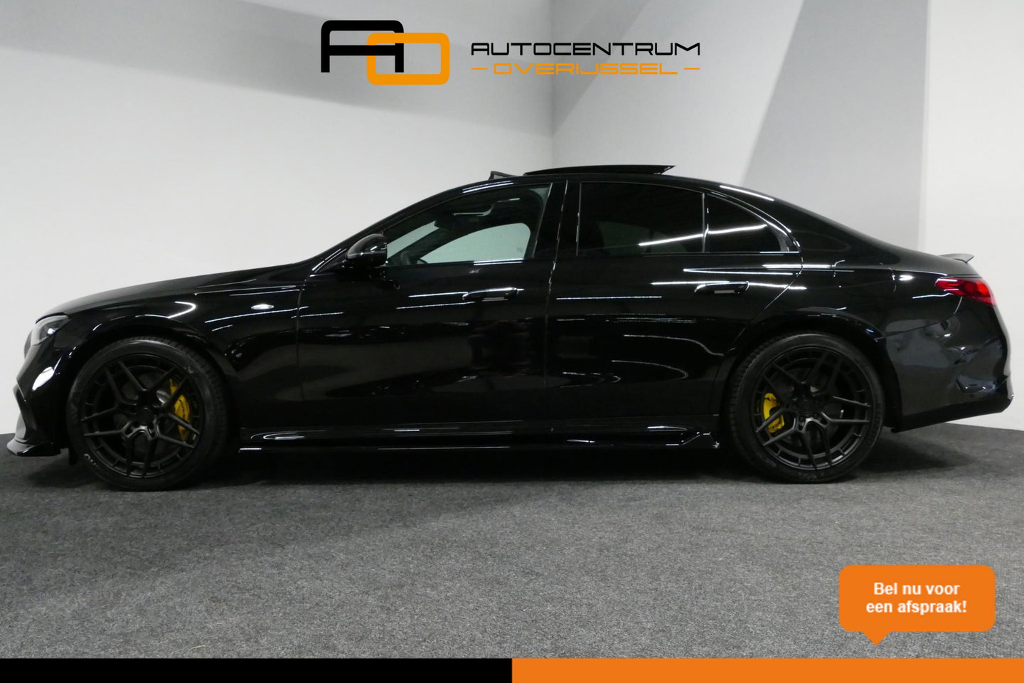 Mercedes-Benz E-Klasse 300 e AMG Line / E53 AMG Edition1 look / E53 AMG Diffuser / Panamericana Grille / Panoramadak / Burmester Surround Sound 4D / Elektr. verstelbare voorstoelen + memory / Digital Light (Laser) / Ambienteverlichting / HUD / Rondomzichtcamera / Apple Carplay 