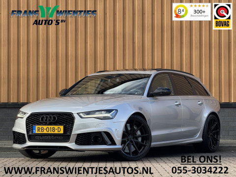Audi A6 Avant 4.0 TFSI RS 6 quattro Pro Line Plus | Milltek | Keramisch | B&O Advanced | Dynamic Plus | Head-Up Display | Nightvision | Panoramadak | 360° Camera | Softclose | Leder | Keyless | DAB |