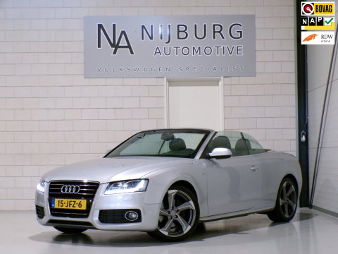 Audi A5 Cabriolet 2.0 TFSI S-Line "Origineel NL!" 2x S line Stoelverwarming Leer Bang & Olufsen Xenon-LED 19"Velgen Parkeersensor