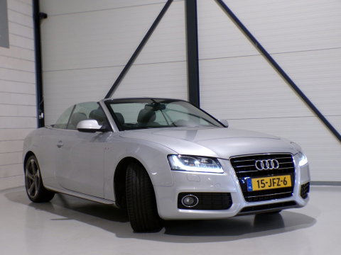 Audi A5 Cabriolet 2.0 TFSI S-Line "Origineel NL!" 2x S line Stoelverwarming Leer Bang & Olufsen Xenon-LED 19"Velgen Parkeersensor