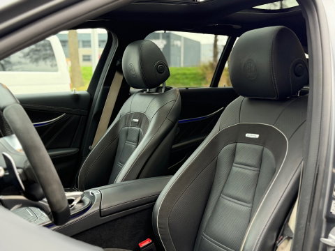 Mercedes-Benz E-Klasse Estate 63 S AMG 4MATIC+|Pano|Keramisch|Massage|Burmester|Head-Up|Memory|360Camera|Keyless|Leder|612PK