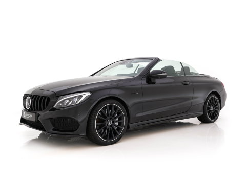 Mercedes-Benz C-Klasse Cabrio AMG 43 4MATIC Night Edition Aut. *LEDER | BURMESTER-AUDIO | FULL-LED | HEATED/VENTILATED-SPORTSEATS | NAVI-FULLMAP | SHIFTPADDLES | CAMERA | BLINDSPOT | ADAPTIVE-CRUISE | LANE-ASSIST | KEYLESS | AMBIENTLIGHT | MEMORY ..