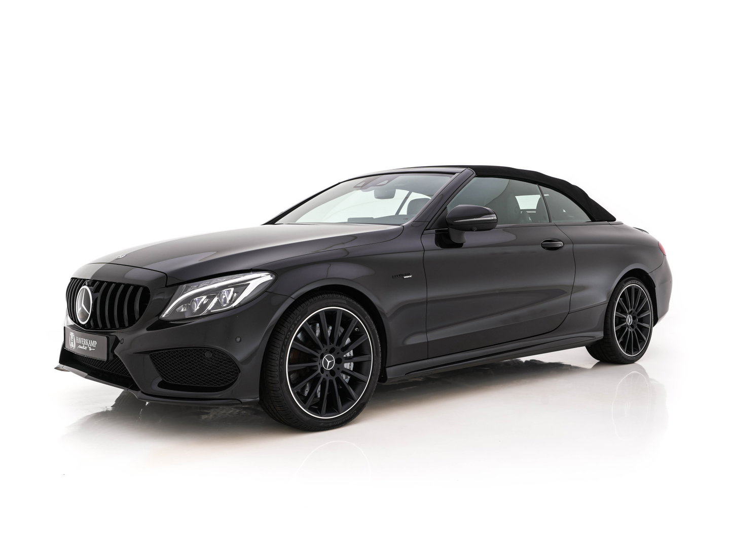 Mercedes-Benz C-Klasse Cabrio AMG 43 4MATIC Night Edition Aut. *LEDER | BURMESTER-AUDIO | FULL-LED | HEATED/VENTILATED-SPORTSEATS | NAVI-FULLMAP | SHIFTPADDLES | CAMERA | BLINDSPOT | ADAPTIVE-CRUISE | LANE-ASSIST | KEYLESS | AMBIENTLIGHT | MEMORY ..