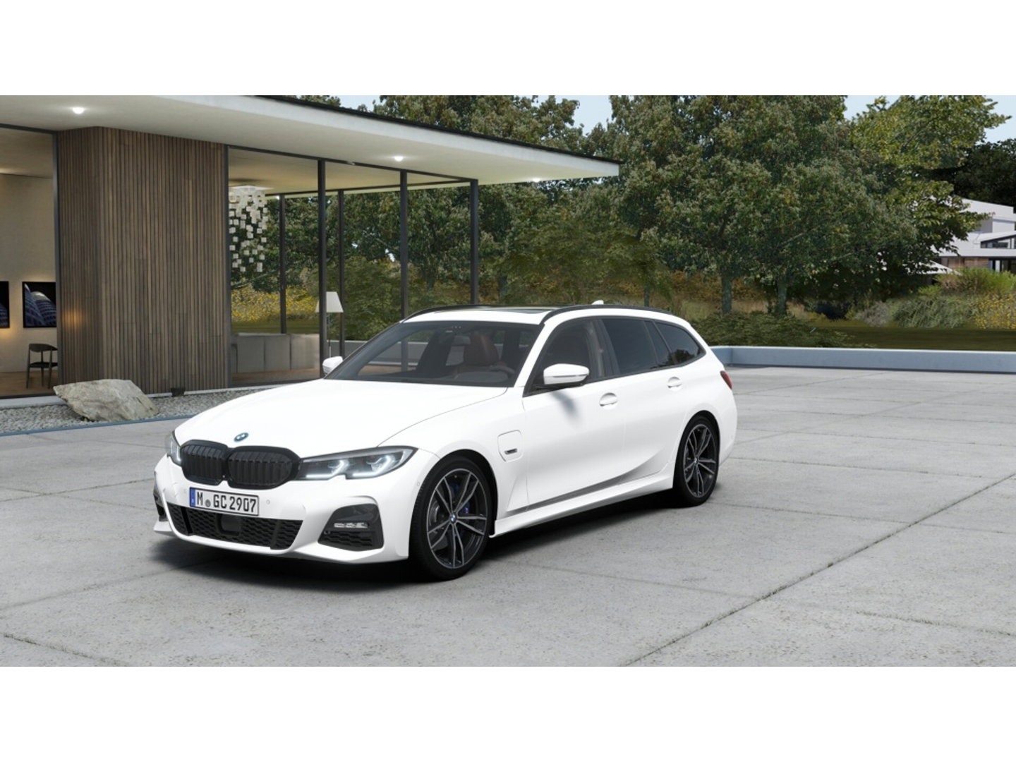 BMW 3 Serie touring 330e 292PK X-drive / M Sport / pano / Laser / BTW auto / 360°