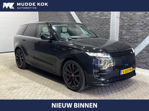 Land Rover Range Rover Sport 3.0 P510e First Edition | Luchtvering | Panoramadak | Achterasbesturing | Koelbox | 360° Camera | Massage + Ventilatiestoelen | 23 Inch