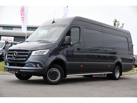 Mercedes-Benz Sprinter 519 V6 3.0 CDI L4H2 PB Edition N1, 360 Camera, Cruise, Carplay, 10,5'' Mbux, Automaat, Sensoren, 190pk, Elektrische deur, Stoelverwarming, Geveerde stoel, Uniek! 319