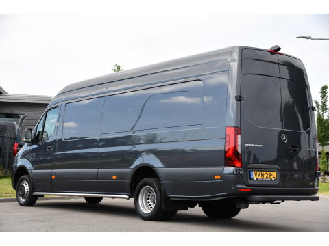 Mercedes-Benz Sprinter 519 V6 3.0 CDI L4H2 PB Edition N1, 360 Camera, Cruise, Carplay, 10,5'' Mbux, Automaat, Sensoren, 190pk, Elektrische deur, Stoelverwarming, Geveerde stoel, Uniek! 319