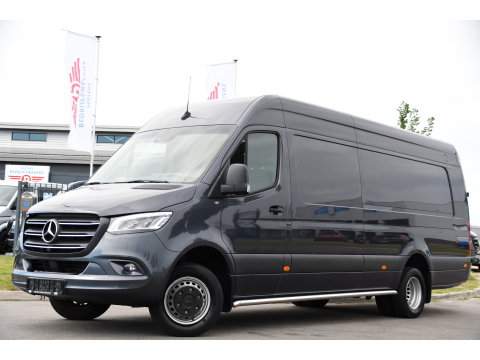 Mercedes-Benz Sprinter 519 V6 3.0 CDI L4H2 PB Edition N1, 360 Camera, Cruise, Carplay, 10,5'' Mbux, Automaat, Sensoren, 190pk, Elektrische deur, Stoelverwarming, Geveerde stoel, Uniek! 319