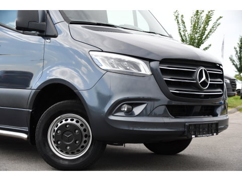 Mercedes-Benz Sprinter 519 V6 3.0 CDI L4H2 PB Edition N1, 360 Camera, Cruise, Carplay, 10,5'' Mbux, Automaat, Sensoren, 190pk, Elektrische deur, Stoelverwarming, Geveerde stoel, Uniek! 319