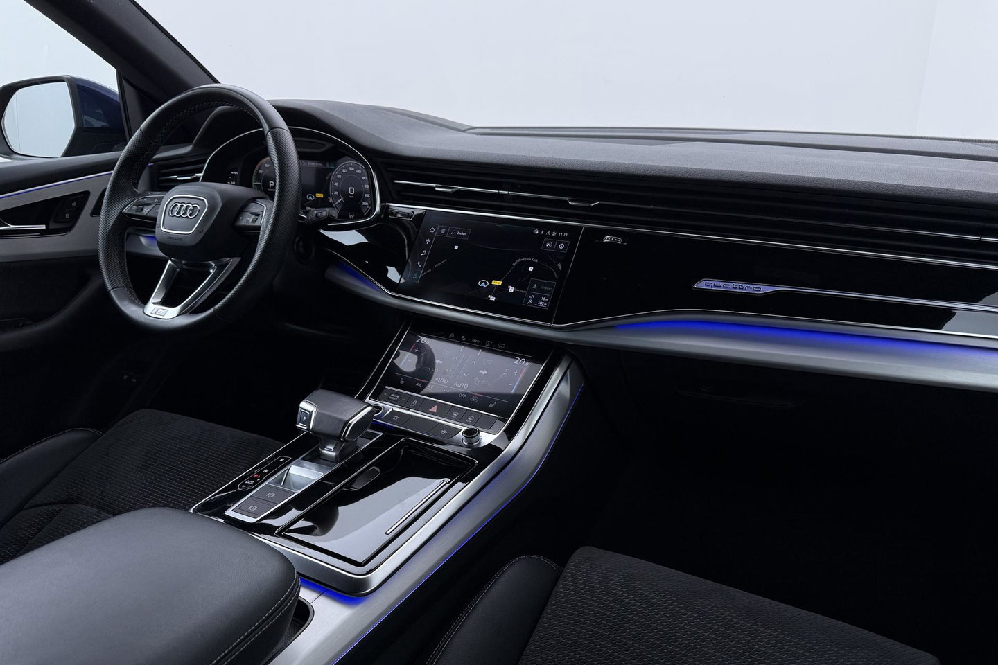 Audi Q8 55 TFSI e quattro Pro Line | Bang&Olufsen | Luchtvering | Trekhaak | Head-Up | Matrix LED | 22 Inch | Stoelverwarming V+A | ACC