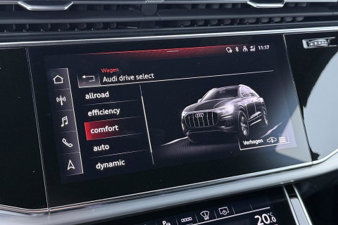 Audi Q8 55 TFSI e quattro Pro Line | Bang&Olufsen | Luchtvering | Trekhaak | Head-Up | Matrix LED | 22 Inch | Stoelverwarming V+A | ACC