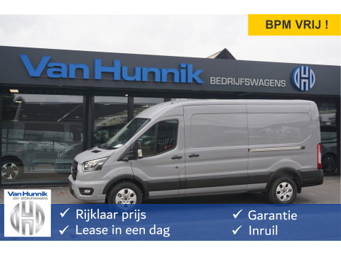 Ford Transit 350L L3H2 Limited AUT-8 165PK BPM VRIJ Navi, Adap. Cruise, 360° Cam, Trekhaak, 2x Schuifdeur!! NR. 293